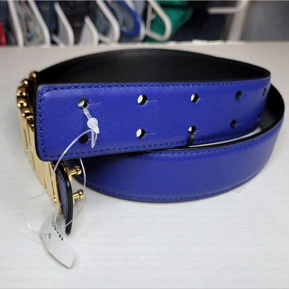 Moschino logo belt sz 52 or large in US - Picture 3 of 15